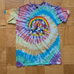 Disney The Sensational Six Rainbow Tie-Dye Oversized T-Shirt